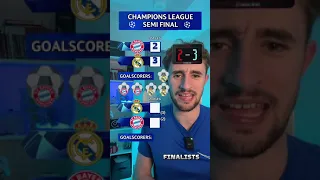 REAL MADRID  ⚪️🟡  VS BAYERN MUNICH 🔴⚪️ ?! | FILTER PREDICTS WHO WILL MAKE THE UCL FINAL?! 😱😬