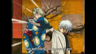 Gintama I Tsukuyo is really uncool and unprofessional