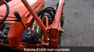 Kubota B1600 met voorlader