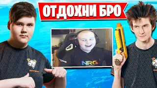 SIBERIAJKEE ПЕРЕИГРЫВАЕТ BENJYFISHY В ФОРТНАЙТ. LETW1K3, TOOSE, KIRYACHE32, JAMSIDE