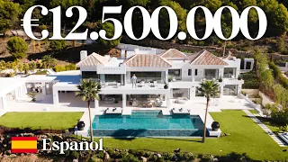 Dentro de una MANSION DE LUJO de €12.500.000 en primera línea de Golf en Marbella | En Español
