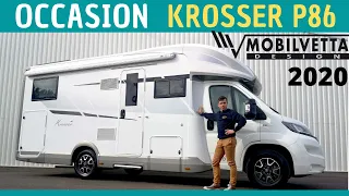 OCCASION Haut de GAMME et AUTONOME : MOBILVETTA Krosser 86 modèle 2020 *Instant Camping-Car*
