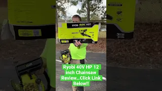 ❔❓Ryobi 40v HP 12 Inch Chainsaw….Click The Lawn Barber Icon Below❓❔