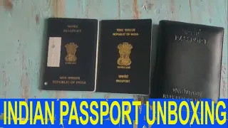 Indian Passport Unboxing | First time on YouTube