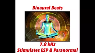 Binaural Beats - 7.83 kHz - ESP & Paranormal - 1 hour