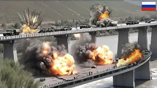 HAPPENING TODAY MAY 18! 270 Tons of Russian Ammunition Convoy Destroyed by Ukraine on Crimean Bridge