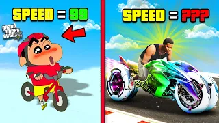 FINDING THE BEST SUPERBIKE in GTA 5 with SHINCHAN