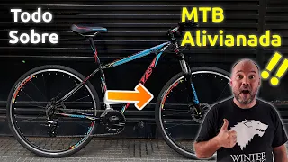 Cómo alivianar una mtb: Consejos. Bici Urbana