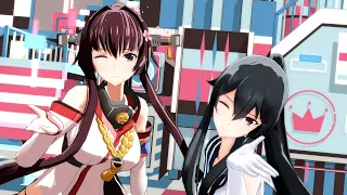 【MMD艦これ】『愛包ダンスホール 』by 大和、矢矧【1080p】#MMD #アイパイ