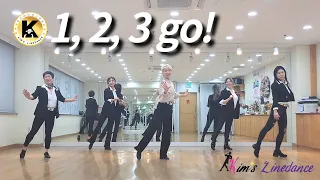 1,2,3 go! Linedance (Demo) 킴스라인댄스안무반 [Choreo: Misun Yu & Youngeun Song]