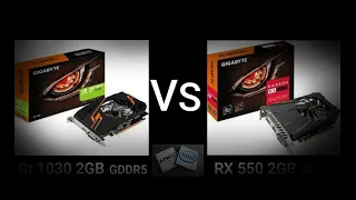 Gt 1030 VS RX 550