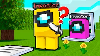 ¡Jugamos al ESCONDITE de AMONG US en Minecraft¡ 😂 INVICTOR