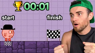 I Tried Speedrunning The World’s Shortest Game
