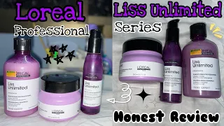 Loreal Liss Unlimited Professional Hair Series Honest Review | Loreal Liss Unlimited Hair Series