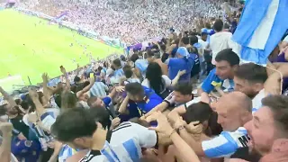 Épico gol de Enzo Fernández desde la tribuna Argentina. Argentina 2 - México 0 FIFA QATAR 2022