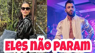 Andressa Suita chega em São Paulo e Gusttavo Lima faz show em Manaus