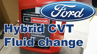 How to change Ford Hybrid Transmission Fluid