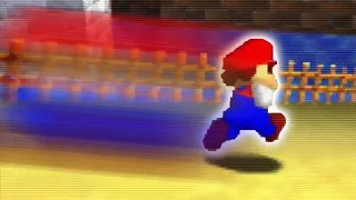 Mario 64 but Mario gets 5% faster every time you collect a coin