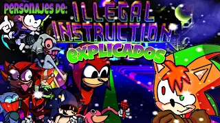 personajes de "fnf illegal instruction" explicados (presentando por alexgamer07)