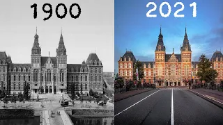 Evolution of Amsterdam 1900 - 2021