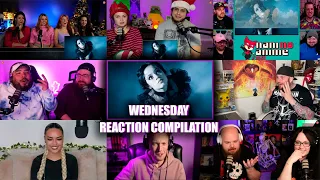 YOUTUBERS REACTIONS TO WEDNESDAY DANCE  | DANCE SCENE | WEDNESDAY REACTION 1X04