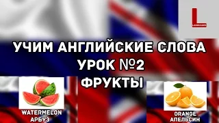 Учим английские слова. Урок №2. Тема: фрукты.