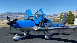 Cirrus SR22T flight vlog in the flight levels / Sacramento - Medford