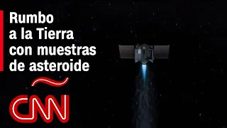 Histórico: nave de la NASA va rumbo a la Tierra con muestras de asteroide
