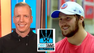 Josh Allen details chemistry with Stefon Diggs, new mechanics | Chris Simms Unbuttoned | NBC Sports