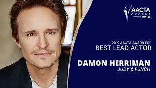 Damon Herriman wins Best Lead Actor | 2019 AACTA Awards presented by Foxtel