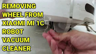 Removing a Wheel from Xiaomi Mijia 1C Robot Vacuum Cleaner