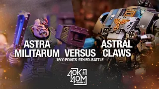 Astra Militarum VS Space Marines Warhammer 40k Battle Report 1500pts - Is this the year of Steve??