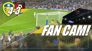 SCENES AS LEEDS MAKE A THRILLING COMEBACK 😍 FAN CAM‼️| LEEDS 4-3 BOURNEMOUTH