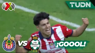 ¡ERICK GUTIÉRREZ EMPATA DE ÚLTIMO MINUTO! | Chivas 1-1 Santos | Liga Mx - CL2024 J1 | TUDN