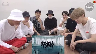 BTS Reaction to SuperM Tiger Inside 'MV'