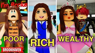 I WENT FROM BEING POOR TO RICH TO WEALTHY!!| ROBLOX BROOKHAVEN 🏡RP (CoxoSparkle)