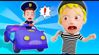 POlice Monster Truck | Best Kids Songs and Nursery Rhymes