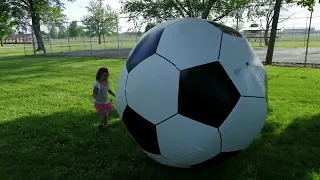 THE BIGGEST SOCCER BALL YOU'LL EVER SEE!