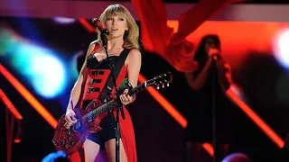 Taylor Swift- Red Live at the CMAs (red Taylor Swift electric guitar performance)