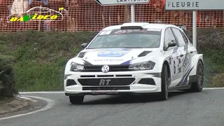 Rallye des Vignes de régnié 2023 équipage Darmezin Lucas/Giraldo Méryl Polo Rally2