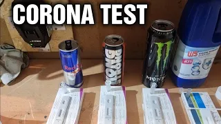 Positiven corona Test auslösen  Mit Energie Drinks  Wird es funktionieren oder nicht????