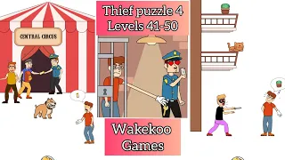 Thief Puzzle 4 (WEEGOON) - Longhand Thieves Puzzle Game - Levels 41-50  Android Gameplay Walkthrough