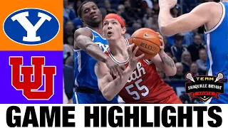 #14 BYU vs Utah Highlights | NCAA Men's Basketball | 2023 College Basketball