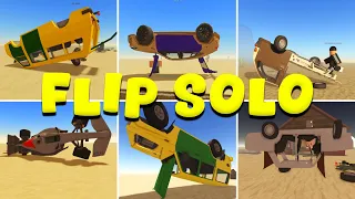 HOW TO FLIP ALL CARS SOLO IN DUSTY TRIP ROBLOX