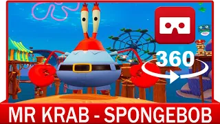 360° VR VIDEO - MR KRAB -  Gameplay - SpongeBob: Battle for Bikini Bottom - VIRTUAL REALITY 3D