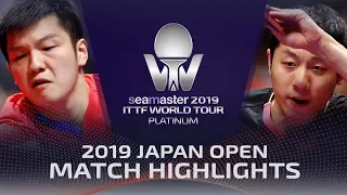 Fan Zhendong vs Xu Xin | 2019 ITTF Japan Open Highlights (1/2)