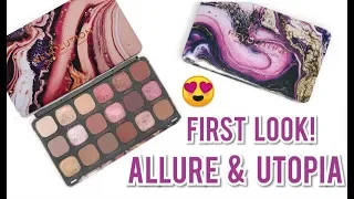 MAKEUP REVOLUTION FOREVER FLAWLESS ALLURE & UTOPIA - SWATCHES & DUPES!