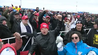 Thousands flock to Wildwood for a chance to hear Trump speak