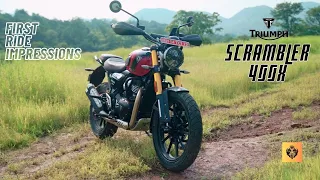 Triumph SCRAMBLER 400X | First Ride Impressions