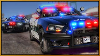 GTA 5 Roleplay - COPS CHASE STOLEN POLICE CAR!! | RedlineRP #972